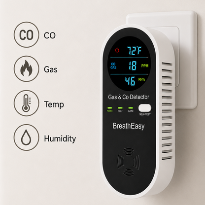 CO & Gas Detector 1 Unit